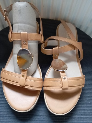 Graceland sandalen braun gold - graceland,
