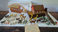 DDR Volkskunst Erzgebirge -- Arche Noah Reifentiere -- Seiffen Dregeno !!!