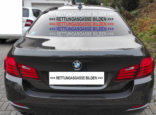 Rettungsgasse bilden - 2x,
