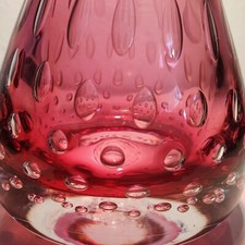 Muranoglas grosse schwere Vase