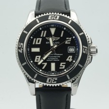 BREITLING SUPEROCEAN AUTOMATIK A17364 HERREN UHR STAHL 40MM SCHÖN BR598  PAPIERE