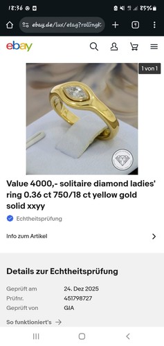 Wert 4000 solitär diamant - solitär,