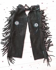 Cowboy Leder Chaps Größe S