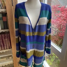 Gudrun Sjöden Designer Strick Jacke Mantel Überwurf Wolle Gr. XL-2XL Lagenlook