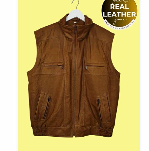 Walbusch herren lederweste - herren,