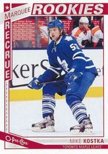 2013-14 O-Pee-Chee #547 MIKE KOSTKA - Rookie Card - Toronto Maple Leafs