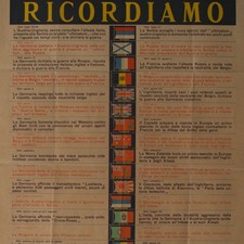 Propagandaplakat Weltkrieg