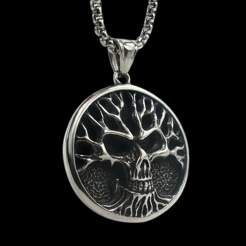 Herren halskette - 💀,