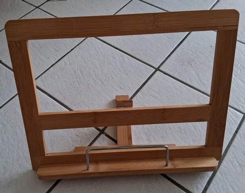 Buchstütze holz bambus - buchstütze,