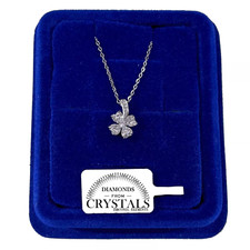 Halskette Kleeblatt Blume