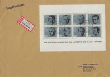 Bund Reco Brief Horrem nach Dinslaken 24. 12. 1966 EF Block 3