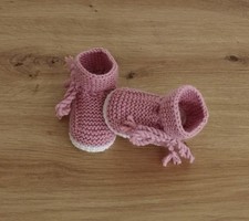 Babyschuhe,gestrickt,Handarbei