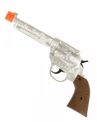 Silberne cowboy pistole - cowboy, als