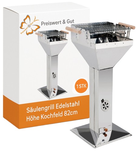 Säulengril edelstahl höhe - edelstahl,