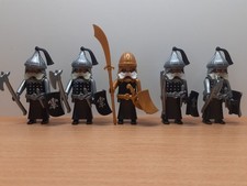 Playmobil Ritter / Römer Custom Figuren - 5 x Sarazene / Araber / Palastwache