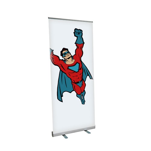 Rollup display 100x200cm mit - display,