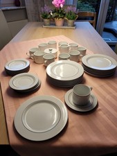 "Arzberg" Linea Negra, Kaffee Service Konvolut...