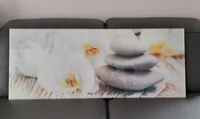 Glasbild Wandbild Orchidee Bild 50x125cm