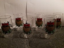 Altes DDR Bierglas Biertulpen - 100 JAHRE VEB ROSTOCKER BRAUEREI -6 verschiedene