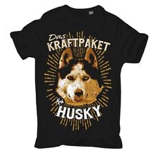 T-Shirt Siberian Husky Kraftpaket hunderasse züchter hundehalter welpen verein g