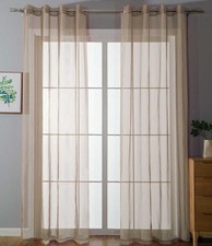 2er Set Ösenvorhänge