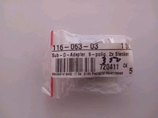SUB-D Adapter, 9-polig, 2x Kupplung, 116-063-03