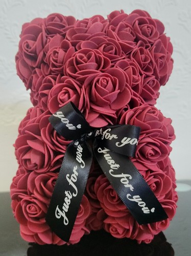 Schaumstoff rose teddybär - schaumstoff,