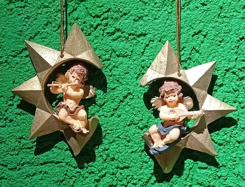 Engelpaar musizierend - engelpaar,,