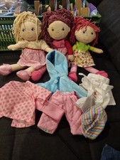 3 Haba Puppen Mit Etwas