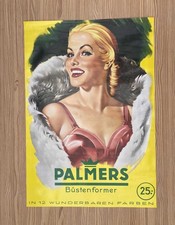 Rarität großes Plakat Poster PALMERS Büstenformer Dessous