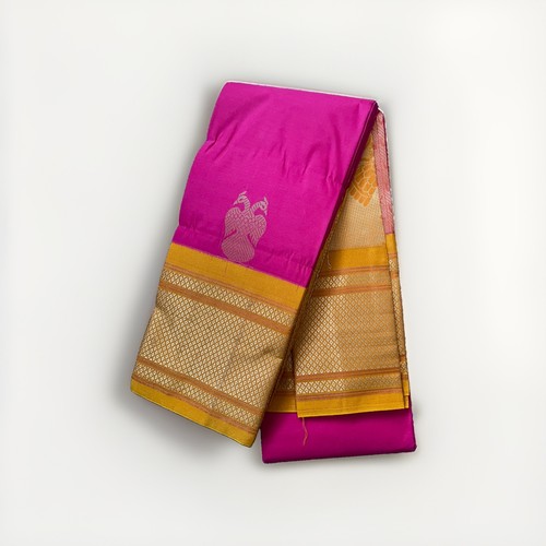 Indischer seiden sari - indischer, seiden-sari