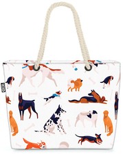 VOID Tasche Hunde Party Rassen Haus-Tier Hunde-Rasse gassi gehen