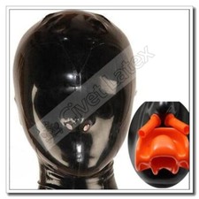 Latex unisex hoods maskes - maskes, nose