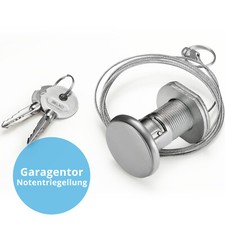 Belko Garagentor externe Notentriegelung mit Schloss Schwingtor Sektionaltor Tor