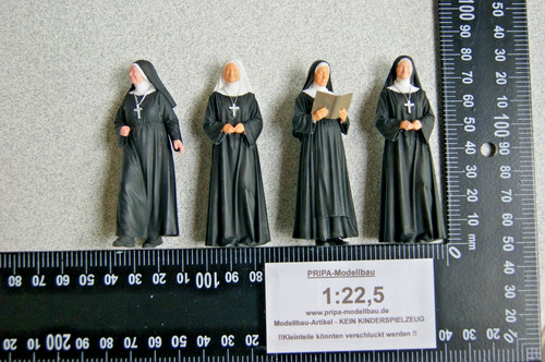 Figur nonne verschiedene zur - nonne,