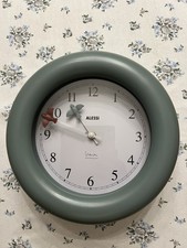 Alessi Kitchen Clock Küche Wanduhr Uhr , Designer: Michael Graves, Farbe: Blau