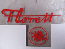 Kreidler Florett Tank Aufkleber rot Eiertank