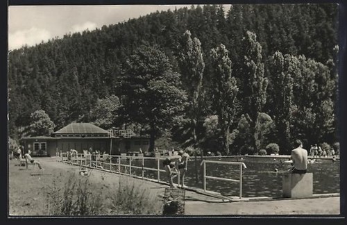 Ansichtskarte sitzendorf - ansichtskarte,