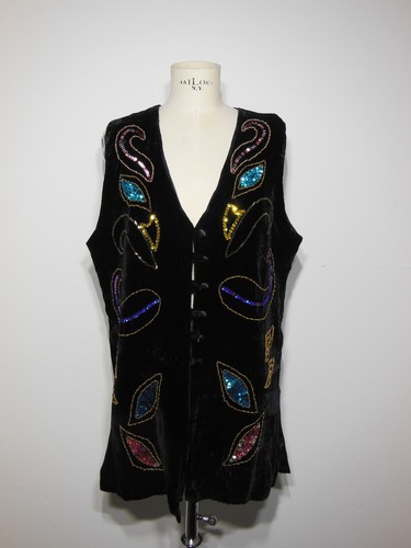 Miss joy damen weste samt - weste,