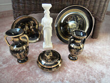 Konvolut griechische Deko Wandteller, Vasen, Schale, Schale mit Deckel, Statue