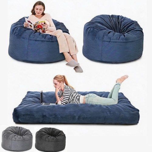 2in1 sitzsack bett sitzkissen - sitzsack,