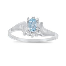 LXR 10k Weißgold Oval