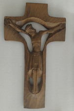 Kruzifix holzkreuz mit jesus - holzkreuz,