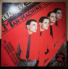 KRAFTWERK * THE MAN MACHINE * ORIGINAL LP + INNER (1978) EST-11728 PLAYS GREAT