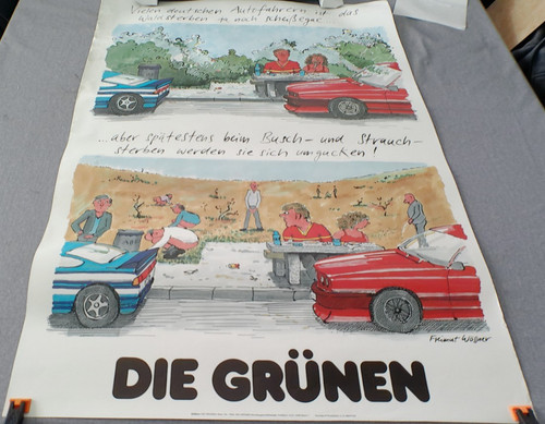 Wahlplakat die grünen - wahlplakat,