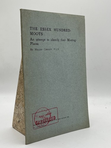 The essex hundred - essex, hundred-moots