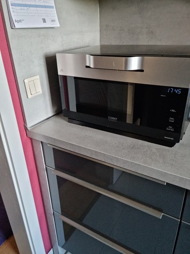 Mikrowelle caso imcg25 schwarz - mikrowelle,
