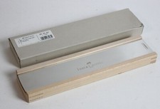 #10037 - Faber-Castell Luxus Griffelkasten - Holz/Edelstahl - Einstöckig