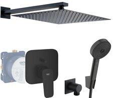 GROHE Cubeo Armatur  Duschset Duschsystem Unterputz Regendusche matt Black C1