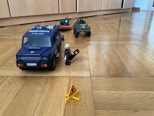 Playmobil polizei truck mit - playmobil, polizei,